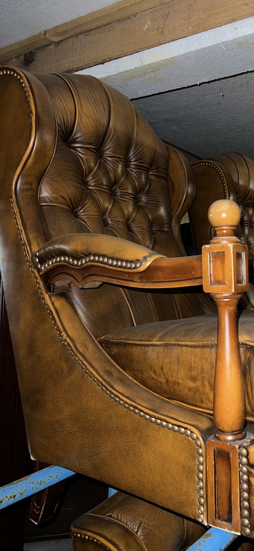 Retro vintage chesterfield