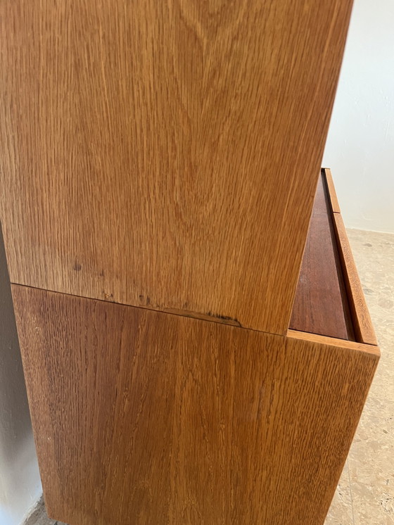 Image 1 of Vintage ladekast van teak en eikenhout
