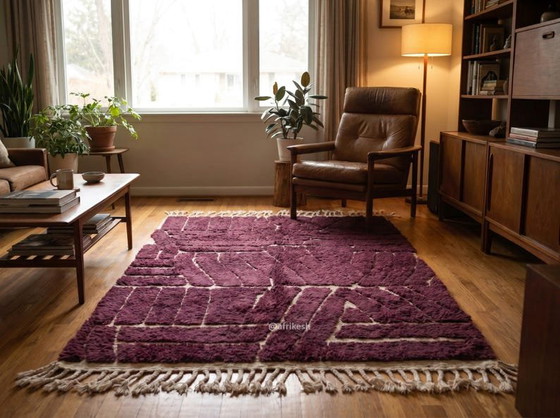 Luxe handgemaakt Berber vloerkleed 200/300cm – Vloerkleden en tapijten, Wool (photo 5 of 8)