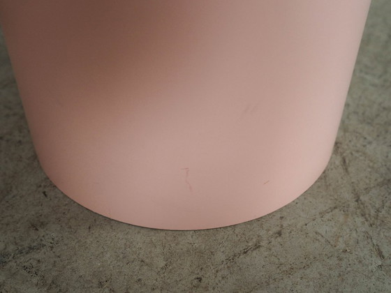 Image 1 of Lipstick mirror, pink, Italian design, 1970s, designer: Rodolfo Bonetto