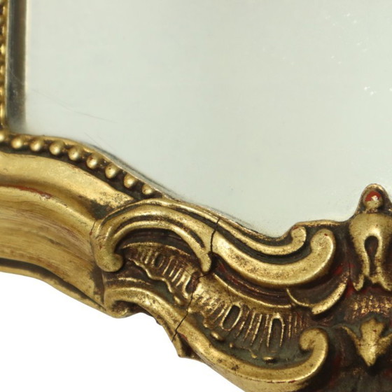 Image 1 of Smalle Klassieke Vintage Spiegel Barok Stijl Goud 72cm