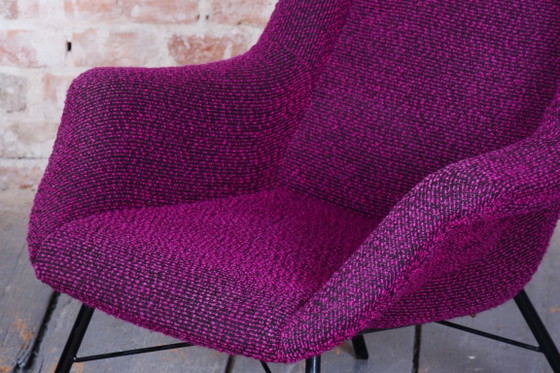 Fauteuil à oreilles original du milieu du siècle, Miroslav Navratil, fibre plastique, tchèque, années 1950 (photo 9 of 10)
