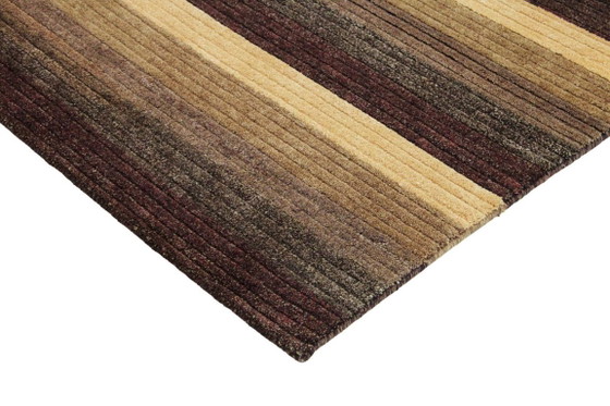 Modern Designer Hand-knotted Wool Rug New & Unused 202 x 144 cm, Rugs & carpets, Beige (photo 4 of 9)