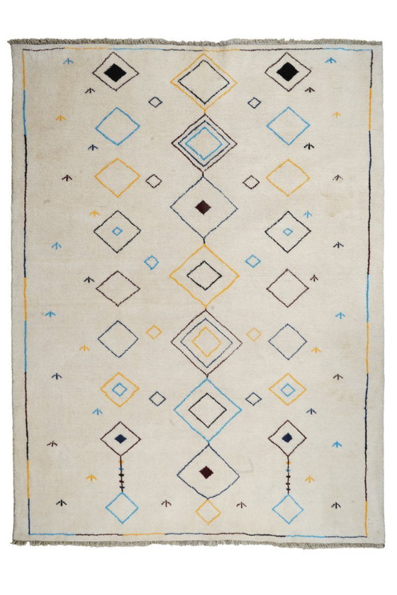 Image 1 of Handgeknüpfter Gabbeh Basi 237 x 177 cm