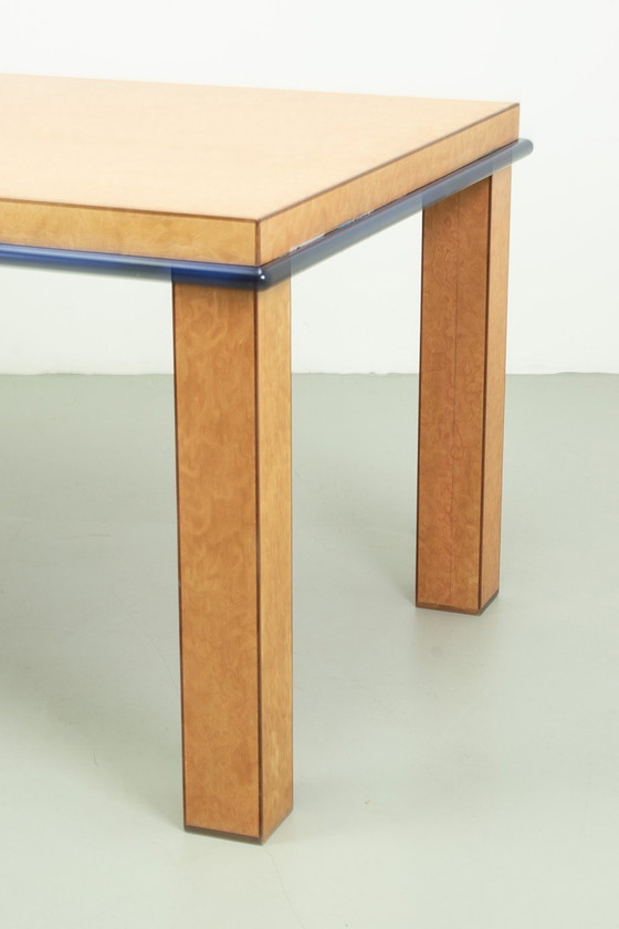 Image 1 of Sottsass Donau dining table by Leitner, Memphis par excellence