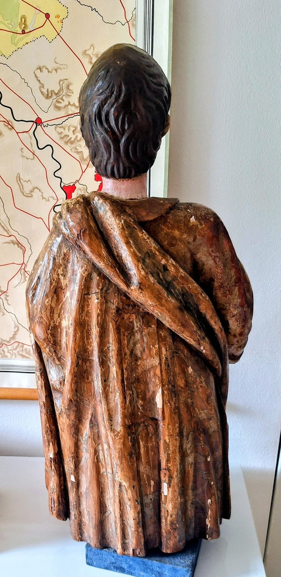Image 1 of 18th-century Spanish colonial statue
