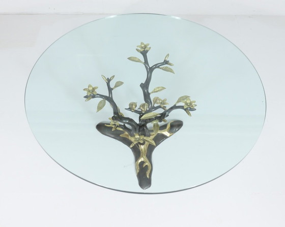 Image 1 of Table basse Hollywood Regency par Willy Daro, Belgique, années 1970