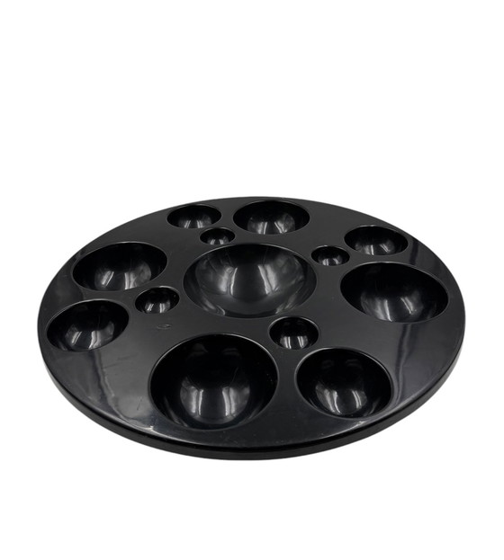 Image 1 of Mod. de l'ère spatiale Centre de table noir "Something Else", Mario et Marcello Mariotti pour ASEA, Italie, 1970