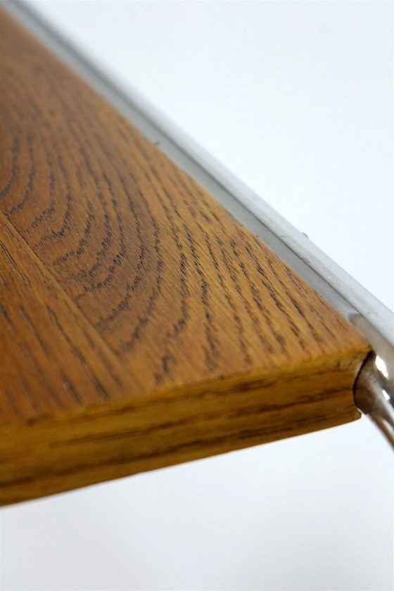 Image 1 of Mesa auxiliar B12 restaurada de Marcel Breuer, década de 1940