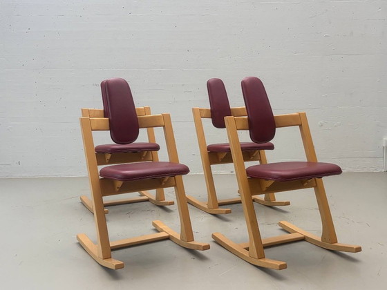 Chaise vintage Pendulum Balans de Peter Opsvik pour Stokke, Norvège, 1983 – Fauteuils d'appoint, Wood (photo 12 of 16)