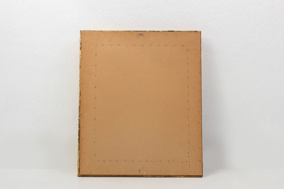 Image 1 of Miroir baroque en bois doré à facettes, France 1850