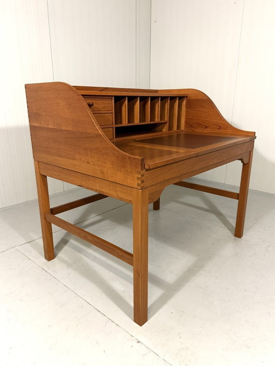 Image 1 of Escritorio de teca de Andreas Hansen para Hadsten Træindustri, Dinamarca 1980