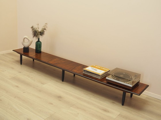 Enfilade danoise en palissandre, crédence basse style galerie à pieds coniques, années 60 – Meubles tv, Wood (photo 5 of 10)