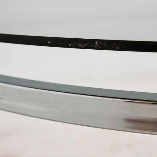 MK10955 Couchtisch aus Chrom und Glas