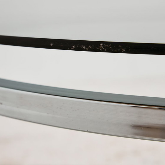 Image 1 of MK10955 Chrome and glass coffee table