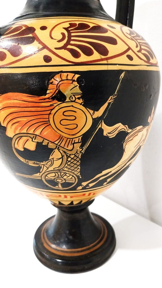Image 1 of Grande amphore de style grec peinte à la main - Édition limitée IM3R 7/10Julklapp, cadeau de Noël