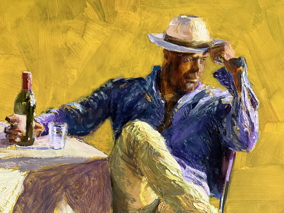 Image 1 of Reproducción Giclée del cuadro “Hombre con sombrero - 1”