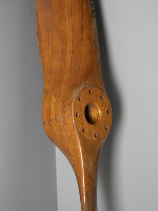 Wooden Airplane Propeller, 1930s–1940s