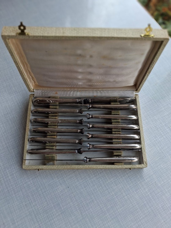 12 Coltelli da dessert argentati – Set di posate, Metal (photo 6 of 9)