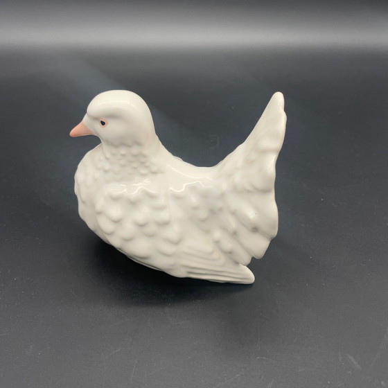 Goebel Porcelain Dove, Vintage Bird Figurine, West Germany, 70s, Decorative Objects, White (photo 8 of 8)