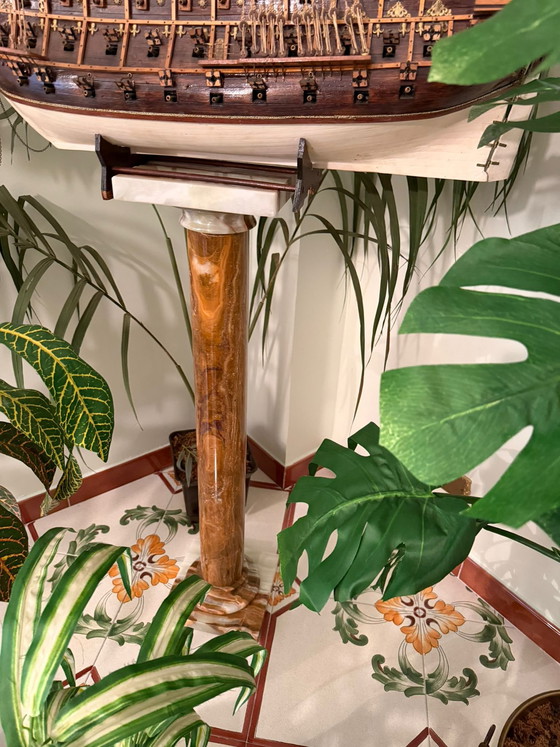 Image 1 of Handgemaakt zeilschip uit de jaren 80