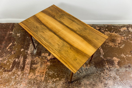 Image 1 of Mid Century Extendable Dining Table In Walnut, 1960s
