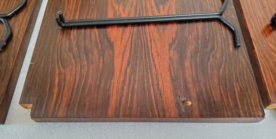 Image 1 of Estantería de pared danesa de teca, estilo de mediados de siglo, de Royal para Poul Cadovius, década de 1960.