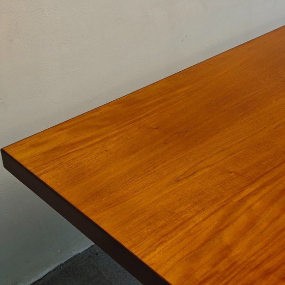 Image 1 of Vintage dining table wood metal