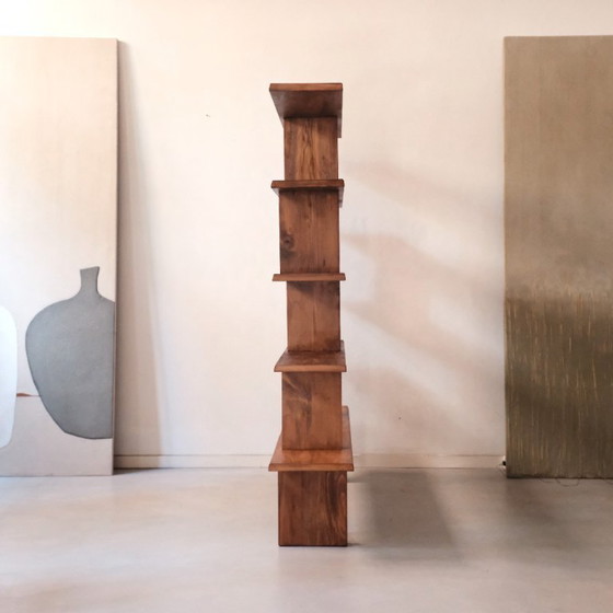 Image 1 of wabi-sabi boekenkast/plank/scherm, genummerd