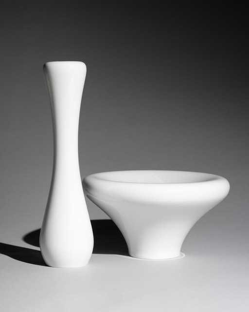 Rosenthal Studio-Line "Baobab" Vaso e ciotola Duo Emmanuel Babled Francia/Italia 2000