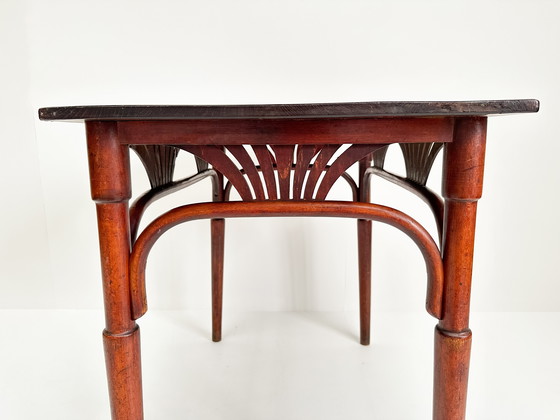 Image 1 of Vintage Authentique Table Thonet No 8121 | Table Bentwood