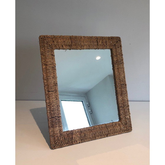 Image 1 of Vintage rope wall mirror, 1970