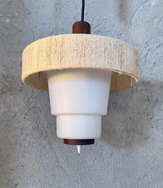 Lampada danese vintage – Lampade a sospensione, Cristallo, Legno (photo 11 of 12)