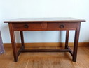 Bauernhof Tisch Oder Rustikales Büro Um 1920