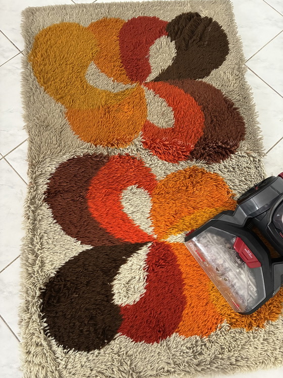 Vintage Desso Carpet Space Age Shaggy – Rugs & carpets, Textile (photo 9 of 9)