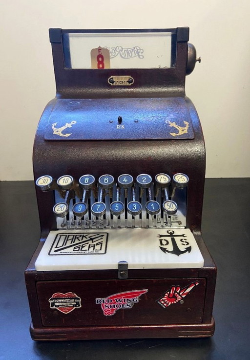 Mechanical Cash Register Made in Germany 1930 Anker Werke Vintage Decor