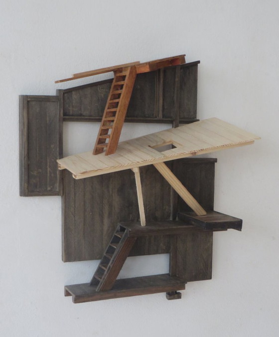 Eric Van Solm - ´De Verdieping´ – Beeldhouwkunst, Wood (photo 3 of 8)