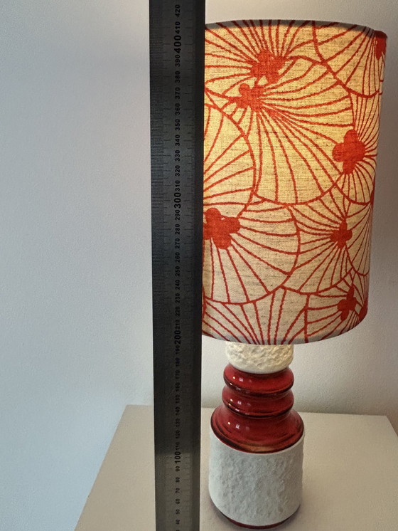 Image 1 of Draadloze tafellamp gemaakt van een vintage KPM-vaas - geschikt voor balkons