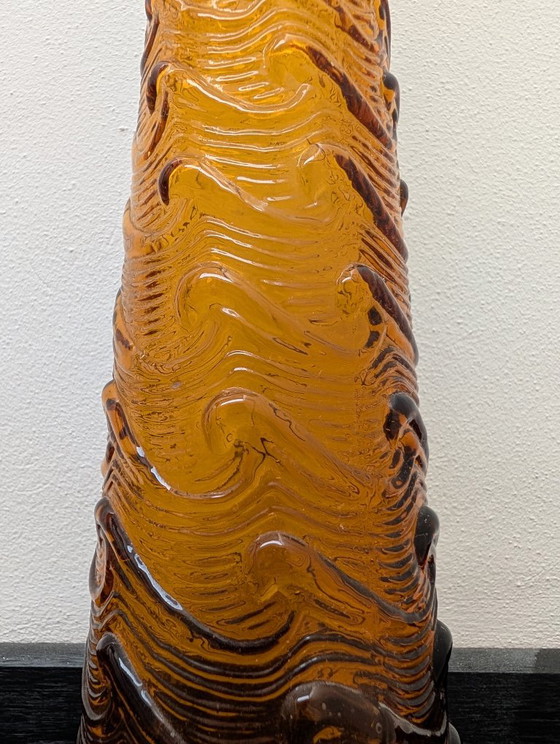 Empoli "Wave" Genie Bottle ambre – Objets déco, Verre (photo 2 of 5)