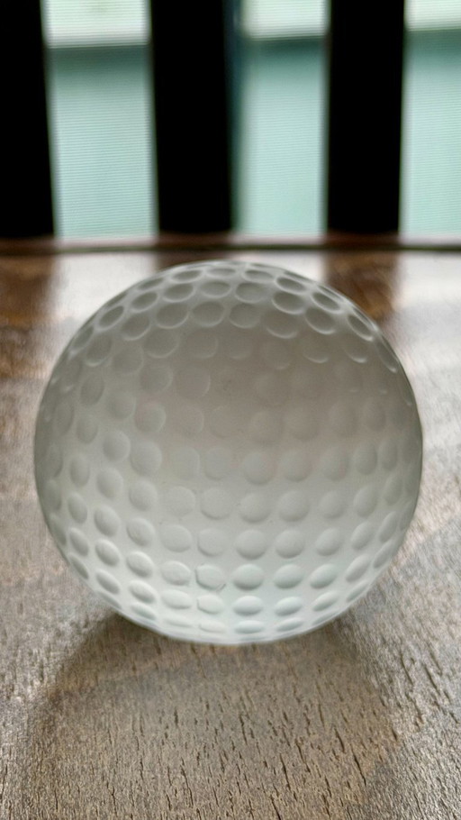 Kristall-Golfball von Val Saint Lambert
