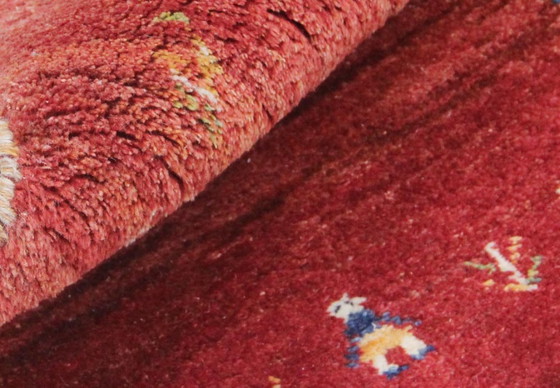 Image 1 of Original Modern Perser Gabbeh Woll Teppich 80 x 70 cm Top Zustan