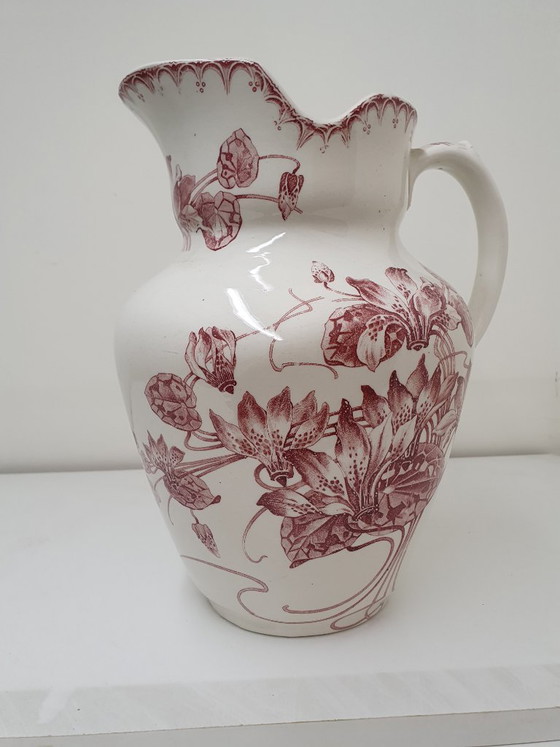 Juego de tocador Boch Frères Keramis antiguo Art Nouveau – Accesorios de mesa, Ceramic (photo 3 of 10)