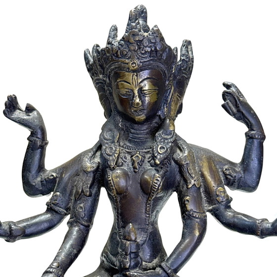Antigua Ushnishavijaya (Namgyalma) tibetana para una larga vida – Esculturas, Bronze (photo 10 of 10)