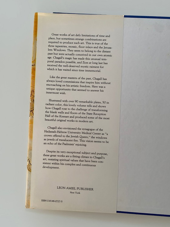 Marc Chagall a Gerusalemme (1983) – Inclusa la litografia a colori originale 'Lévi' – Litografie e stampe (photo 4 of 14)