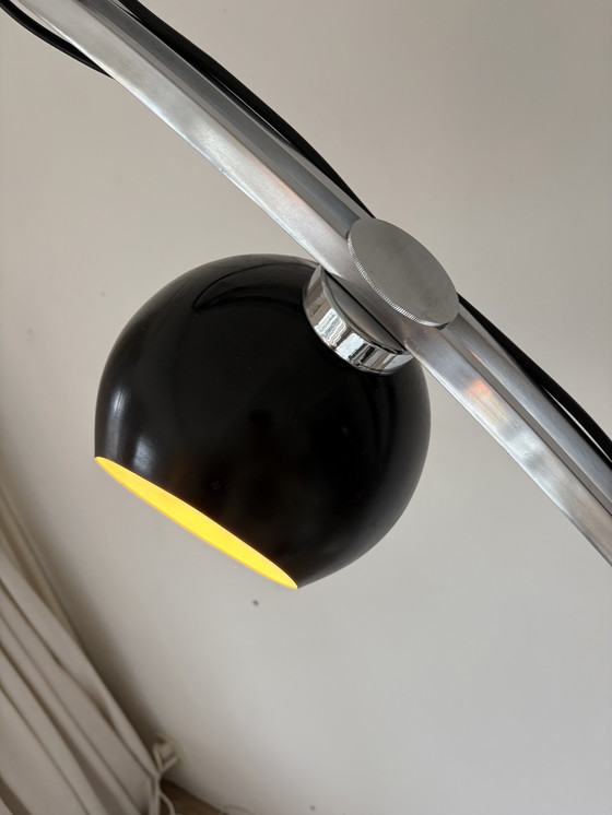 Image 1 of Lampada ad arco Mid-Century Reggiani Space Age Magnet Retro anni '70