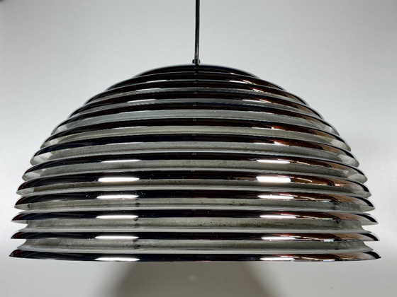 Image 1 of 60er 70er Jahre Deckenlampe Staff Leuchten Kazuo Motozawa Saturno Chrom Design