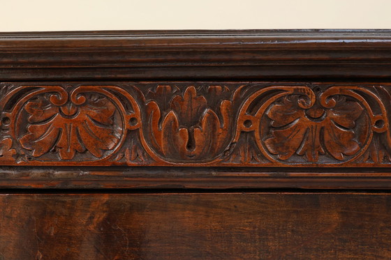 Image 1 of 16th Century Italian Renaissance Cabinet in Walnut with Rich Carvings