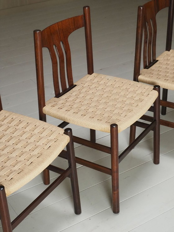Image 1 of ensemble de chaises danoises
