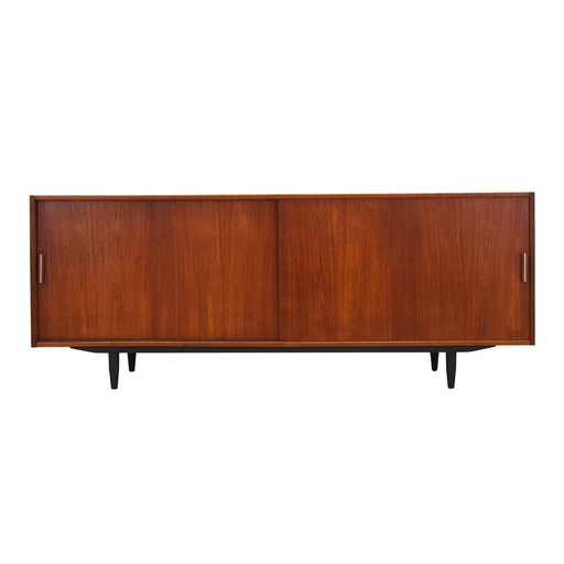 Teak Sideboard, Danish Design, 1970s, Production: Denmark