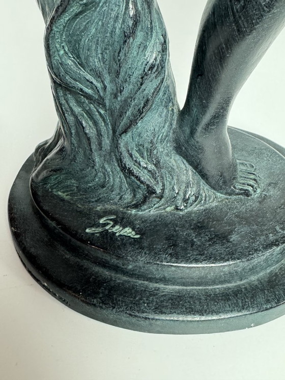 Image 1 of Sculpture 'Sultry Awakening' Designed by Klara Sever for Austin Productions, USA 1970s.